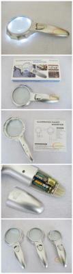 Umbrella-type magnifying glass (six LED lights): a decorative magnifying glass
