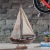 Medium Vintage Sailboat Mediterranean Fishing Boat Home Accessories Creative Ship Model Home Furnishing MA04027B