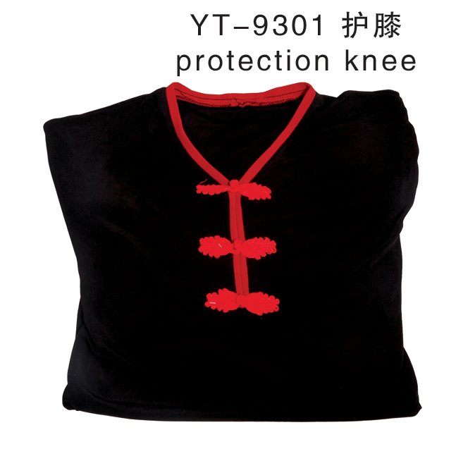 black martial arts performance costume