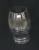 V 640, clear glass vases