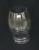 V 640, clear glass vases