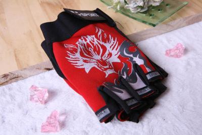 Printed Luminous Non-Slip Sports Cycling Four Seasons Tiger Head Half Finger Gloves Taobao Hot Sale