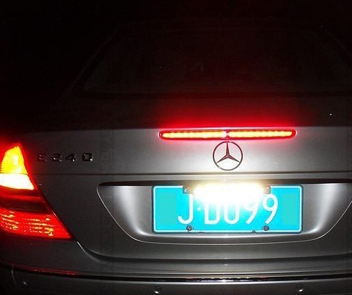 Automotive Supplies， car Modification Led License Plate Reversing Light High Power， very Bright