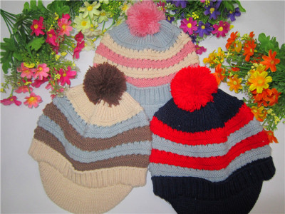 Hat the new 2014 han edition children children baby baseball cap, knitted beanie hat baseball cap 