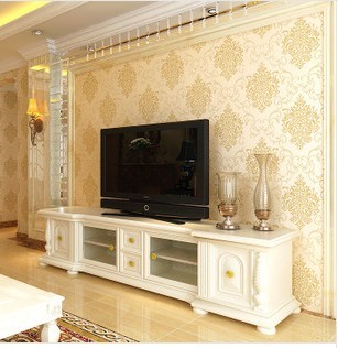 Warm Foam Warm round Wallpaper Net Living Room Bedroom High-End Environmental Protection Wallpaper
