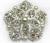 Ziyang classic Korean fashion jewelry rhinestone Pearl brooch corsage