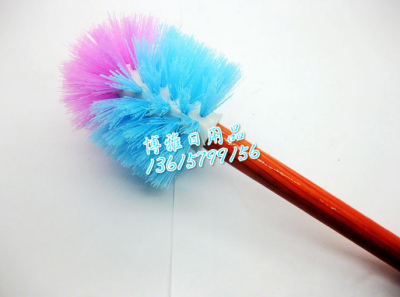 By-040 round Head Toilet Brush Toilet Brush Cleaning Brush Wooden Handle Front Head Detachable
