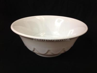 Melamine 7 inch buckle bowl 1655