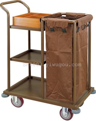 Luxury hotel room service cart linen cart