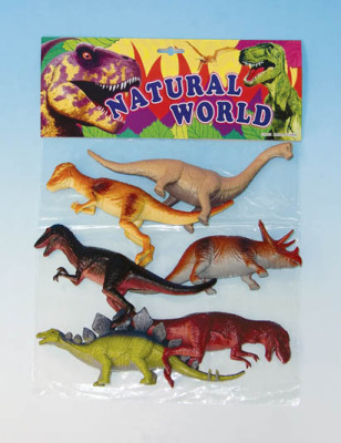 Vinyl plastic dinosaur dinosaur cartoon dinosaur dinosaur world