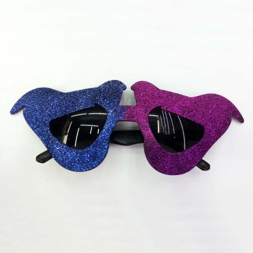 Factory Direct Sales Supply New Al1310b Ball Fun Glasses Two-Color Onion Powder Horn Glasses