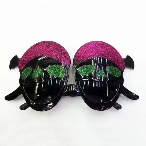 Factory Direct Sales Al1303b Factory Direct Sales Party Fun Glasses Multi-Color Onion Powder Ghost Head Glasses