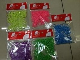 06 color rubber bands suitable for making bracelets, environmentally friendly products