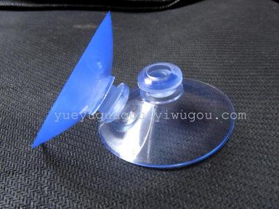 Transparent Suction Cup Transparent Rubber Sucker Glass Suction Tray Mushroom-Shaped Haircut Suction Cup Thickened 2.5cm