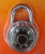 Round combination lock