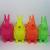 Luminous toy rabbit fur balls, glowing massage balls, inflatable bounce