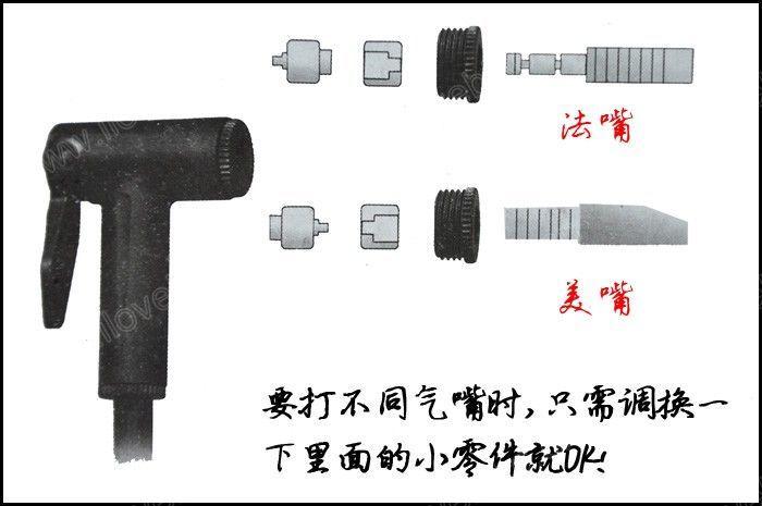 新款手打长气筒/自行车脚踏车充气筒/热销气筒/充气泵/overlord