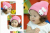 Baby wig hat autumn and winter children line hat Baby wig double rabbit ear cap