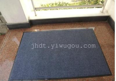 Double striped anti-slip double stripe stepping in front of mat mat PVC composite mats Foyer door mats