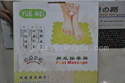 Reflexology the foot massages go carpet mat pad reflexology mat Pebble, gravel road a stone foot massage cushion