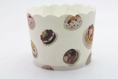 Large white background with pattern thickened high temperature cup machine muffin cup cake cup cup