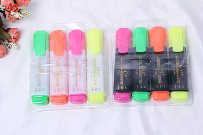Korea creative stationery color flavor Candy-colored fluorescent markers fluorescent pen