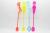 Cocktail stick boy girl coffee spoon disposable plastic juice spoon