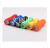 9LED color multi-function plastic flashlight