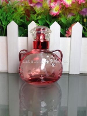 Cat modeling 2015 new perfume glass bottle perfume