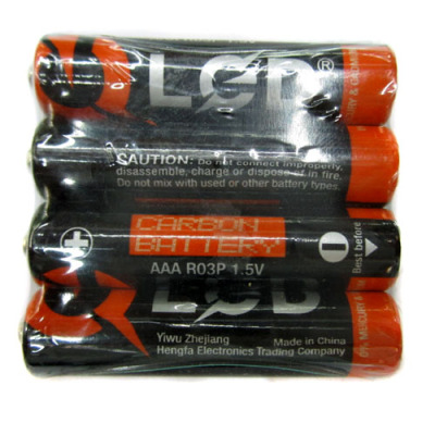 LED R03P zinc-manganese battery