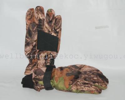 Spot FGV-20 Europe and the Japanese and Korean popular Camo padded warm adult gloves