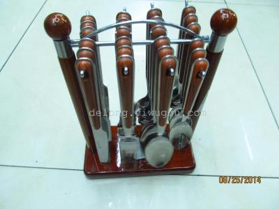 Fork and spoon set 24 piece set