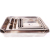Thick stainless steel square cake plate 18-8 plate baking tray deepen shallow baking utensils