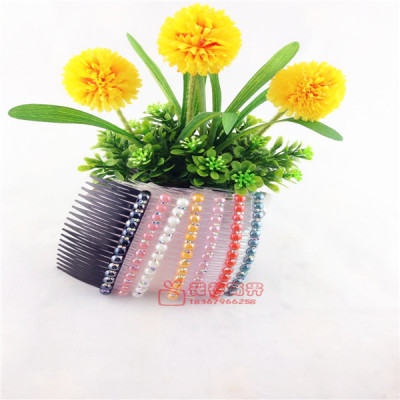 Hair comb with diamond Korean version of boutique headwear wholesale Yiwu small goods