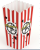 Popcorn buckets plastic buckets of holiday products