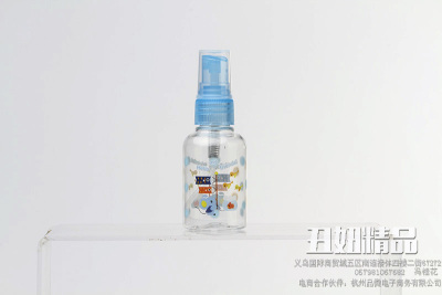 2. The water bottle is used as an example.
