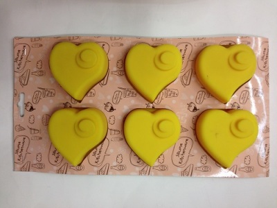 6 even the peach color optional silicone Cake mould baking mould