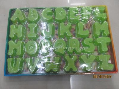 Silicone letter cake mold