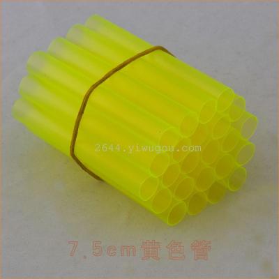 Color plastic tube toy accessories