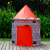 Amazon blossoms red walls yurts children tents boys girls game house