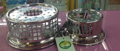 Stainless steel tea kettle pedestal based holder