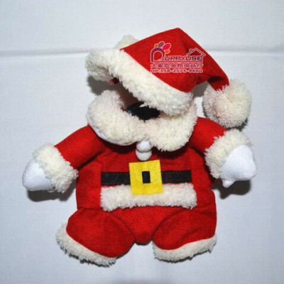 Santa cute (wearing a hat), small dog clothes dog clothes pet clothes dog apparel