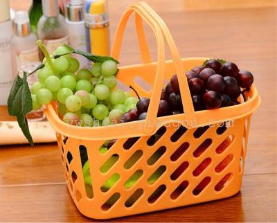 Hollow plastic basket shower baskets fruit baskets of plastic shopping basket