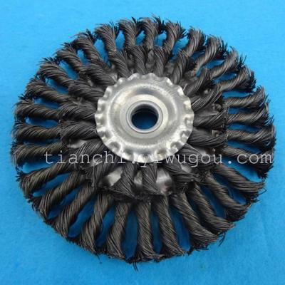 Wire wheel brushes for flat steel wheel wire brush