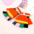 Fashion colorful flip-top mittens acrylic knitted glove for children children's dual-use gloves