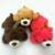Hongtai electric water bag brand hot water bottle cartoon pair hand in hand warmers-red flannel Thai warm baby