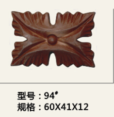 Plastic flower plate, carved panels, wood crafts, furniture fittings corsage Dongyang woodcarving craft