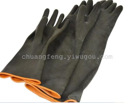 Industrial latex gloves, acid industrial gloves