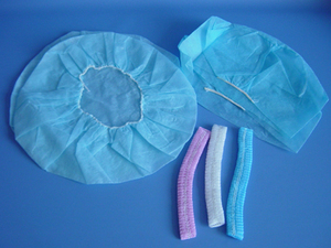 Nonwoven disposable double-tendons single rib Cap Hat Medicine Hat medical supplies medical devices