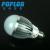 12W/LED bulb lamp / aluminum heatsink / lighting /LED lamp / IC constant current drive / SANAN / E27/ E14/ B22